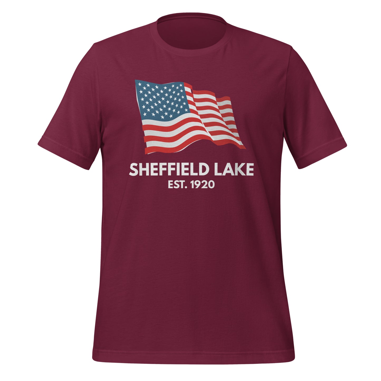 Sheffield Lake Ohio Fourth of July Short Sleeve Unisex t-shirt
