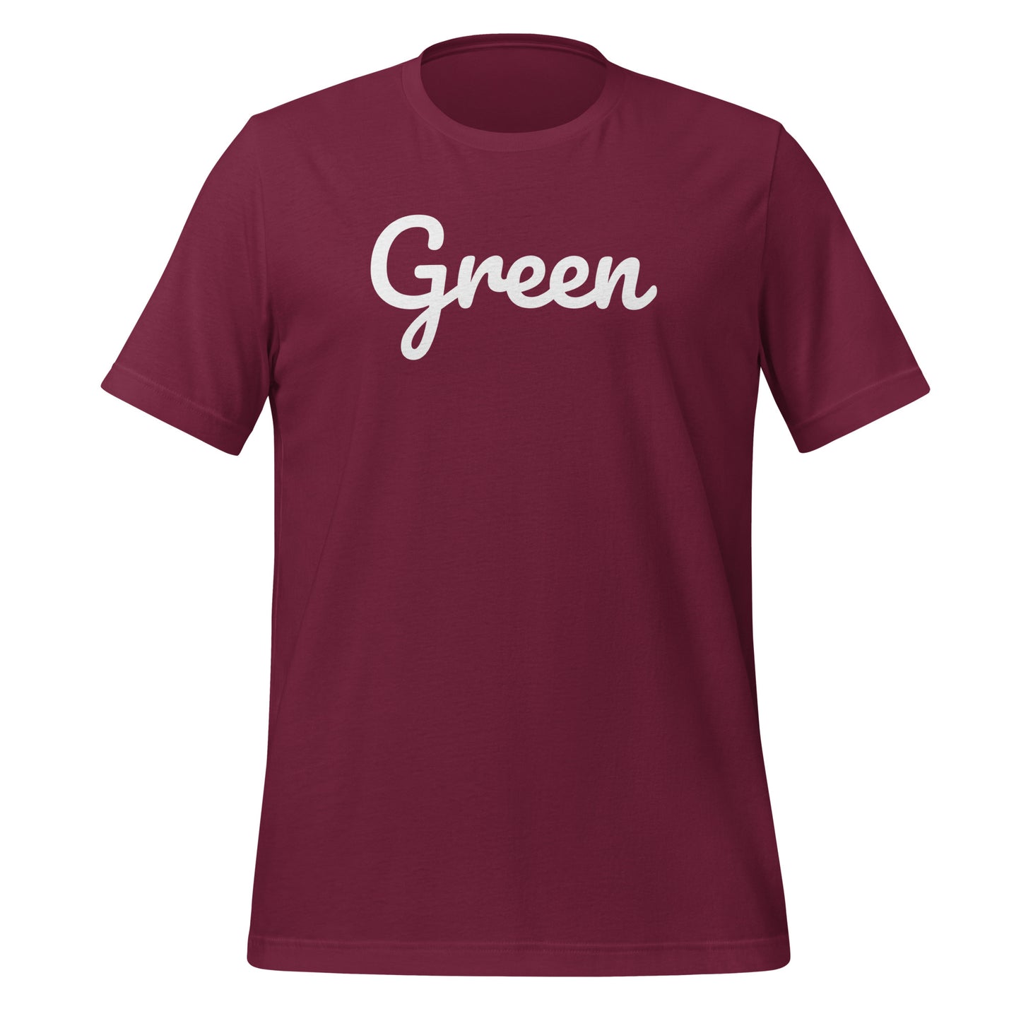 Green Ohio Solo Script Unisex t-shirt