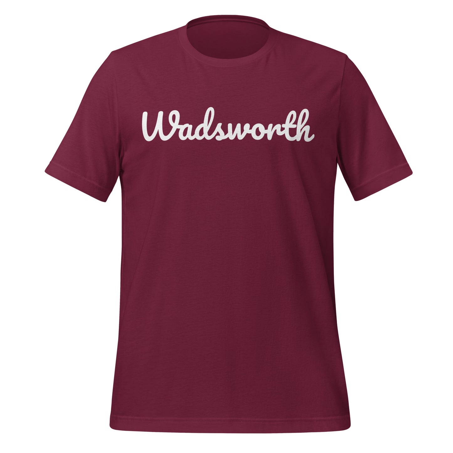 Wadsworth Ohio Solo Script Unisex t-shirt
