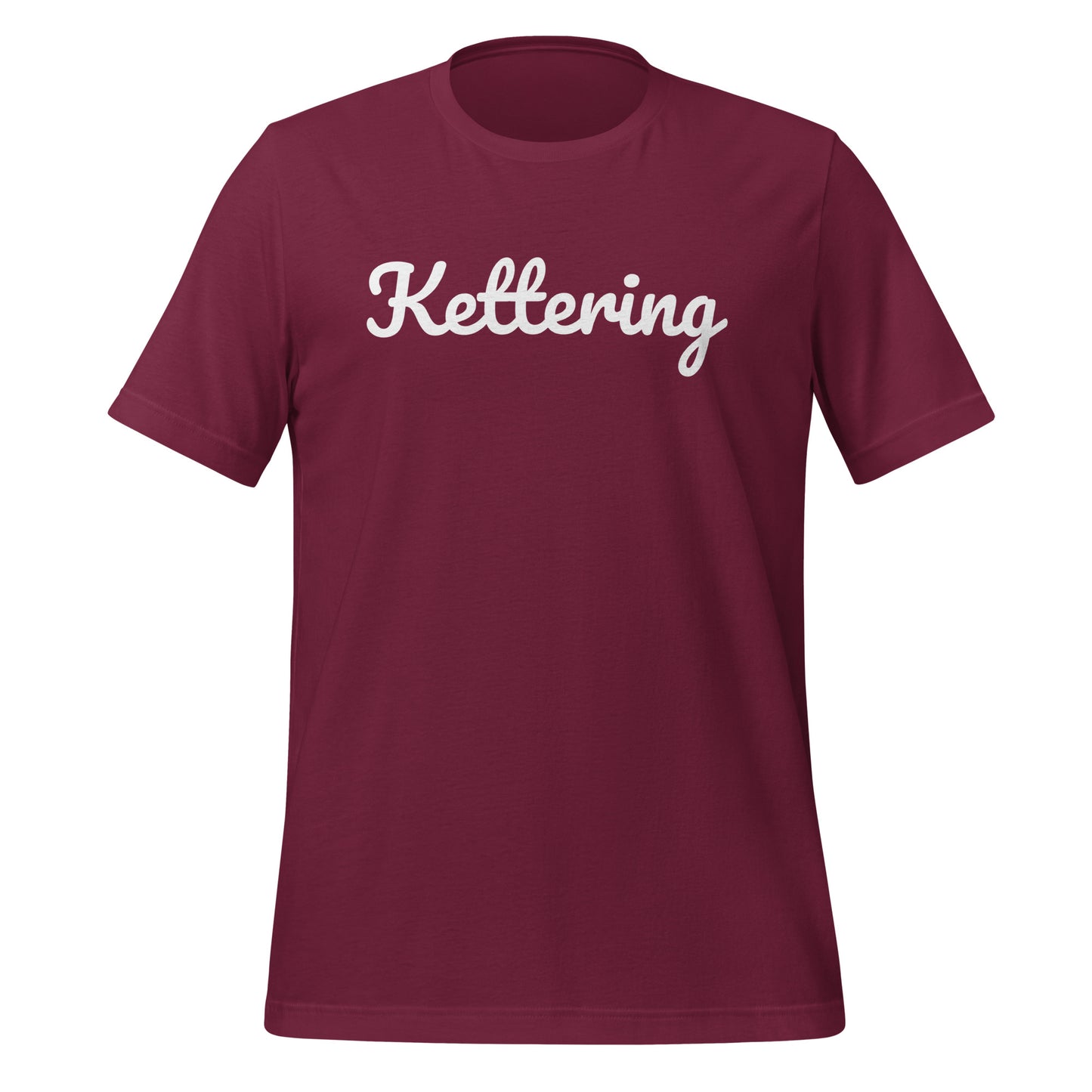 Kettering Ohio Solo Script Unisex t-shirt