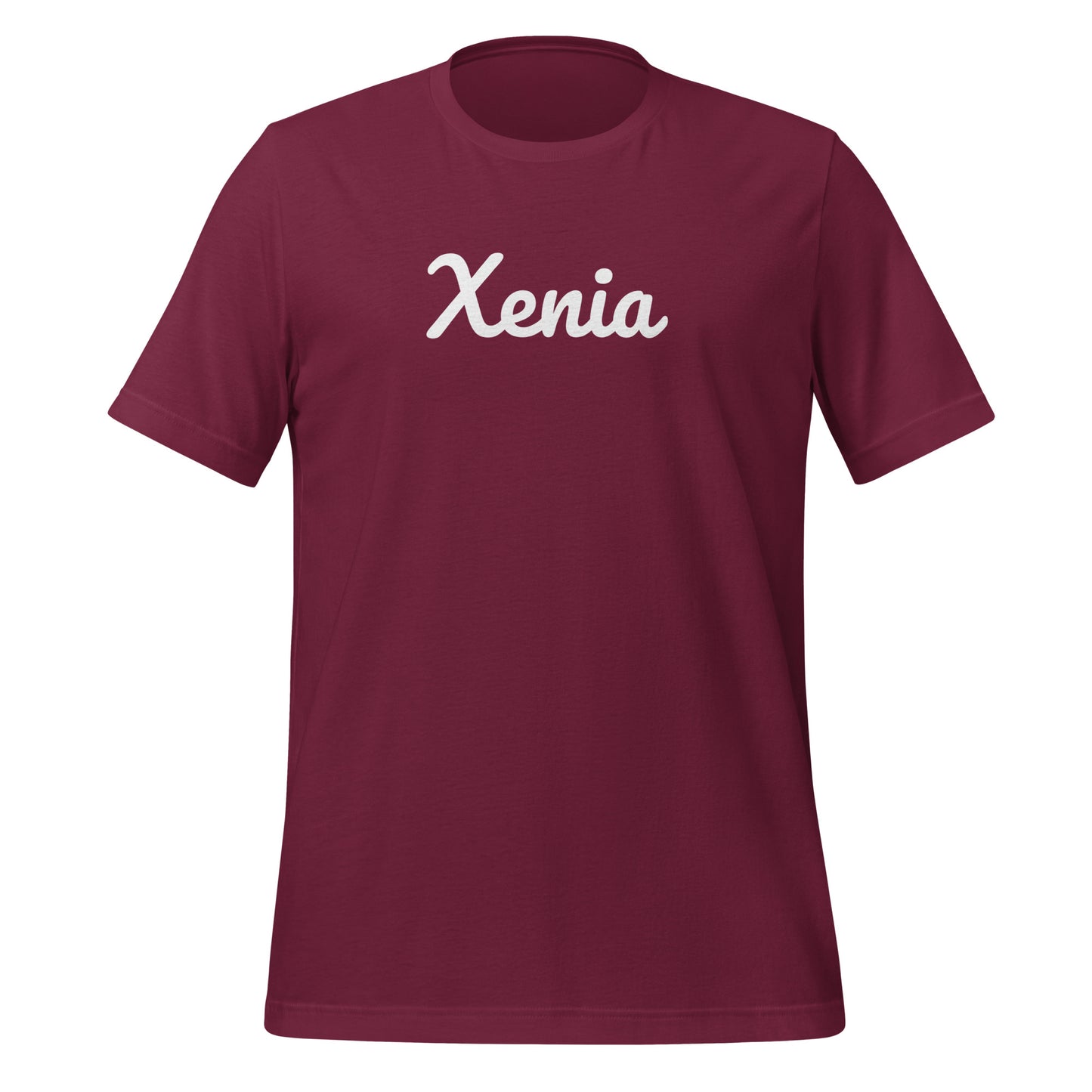 Xenia Ohio Solo Script Unisex t-shirt