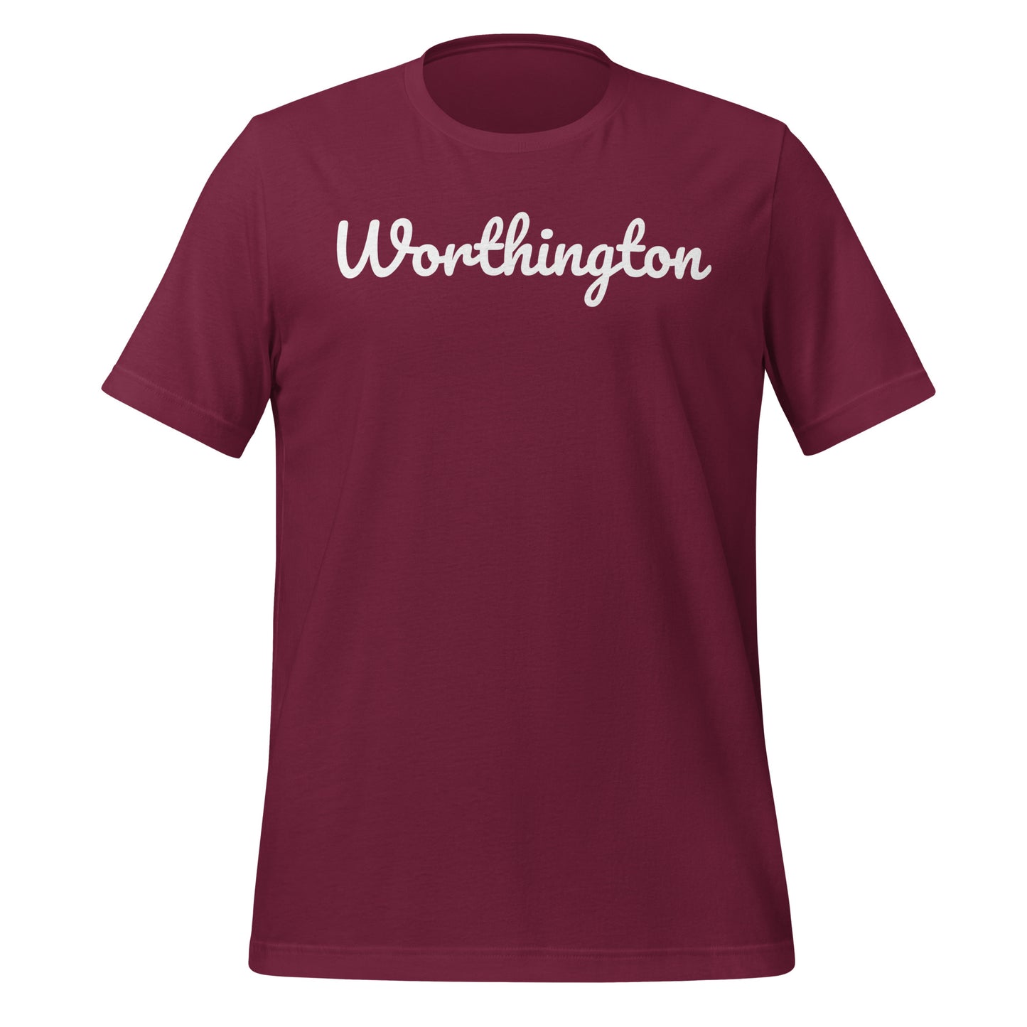 Worthington Ohio Solo Script Short Sleeve Unisex t-shirt
