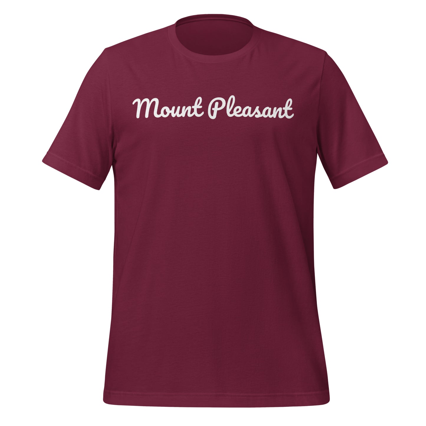 Mount Pleasant, Michigan Solo Script Unisex T-shirt