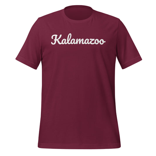 Kalamazoo, Michigan Solo Script Unisex T-Shirt