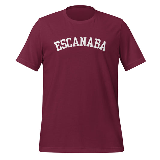 Escanaba, Michigan - Block Solo Unisex T-Shirt