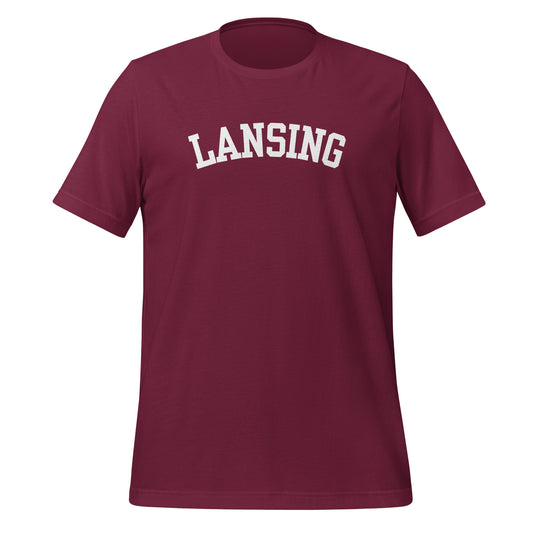 Lansing, Michigan - Block Solo Unisex T-Shirt