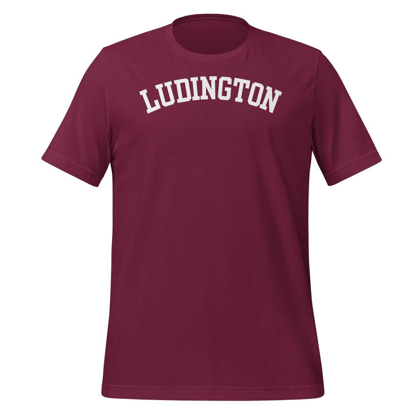 Ludington, Michigan - Block Solo Unisex T-Shirt