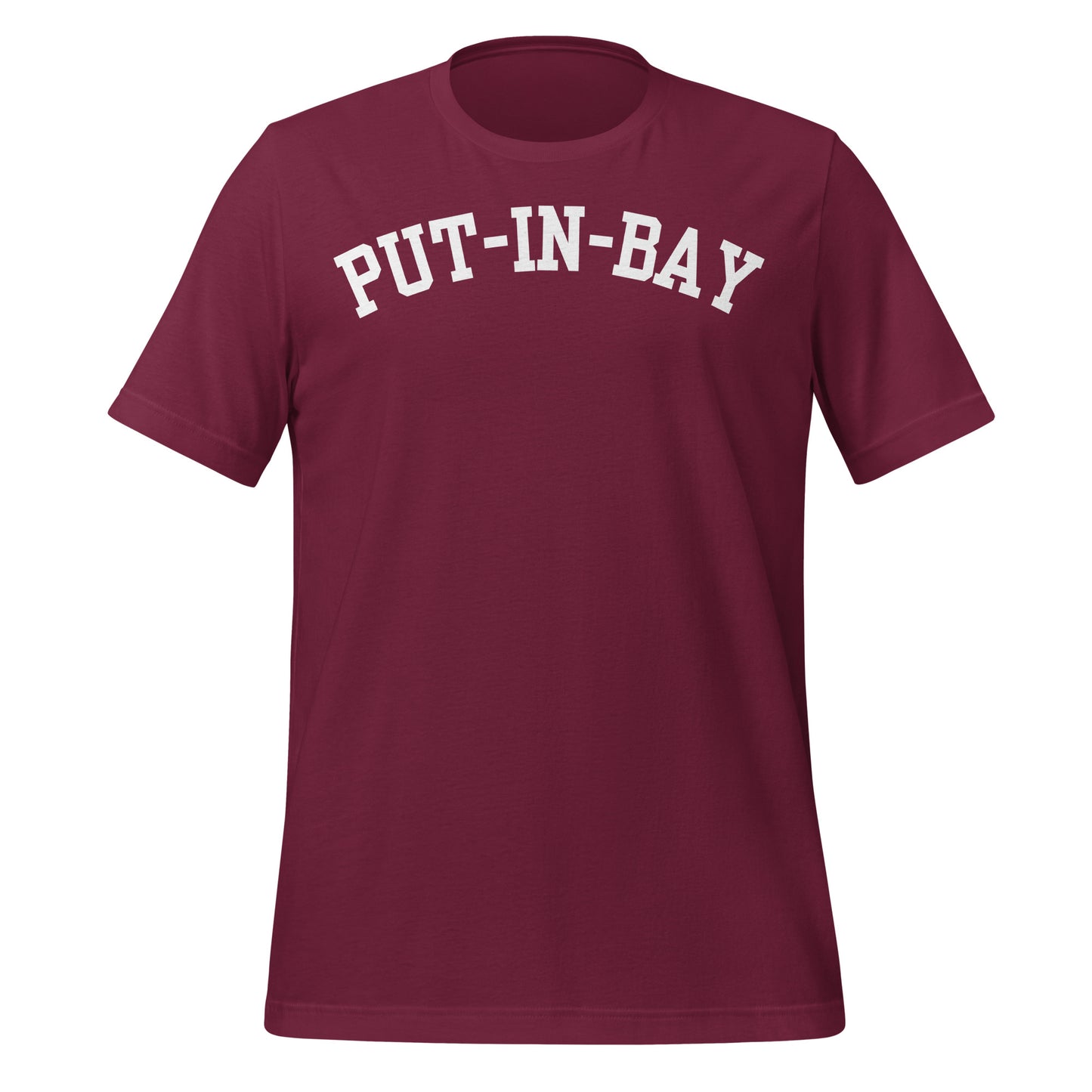 Put-In-Bay Ohio Block Solo Short Sleeve Unisex t-shirt