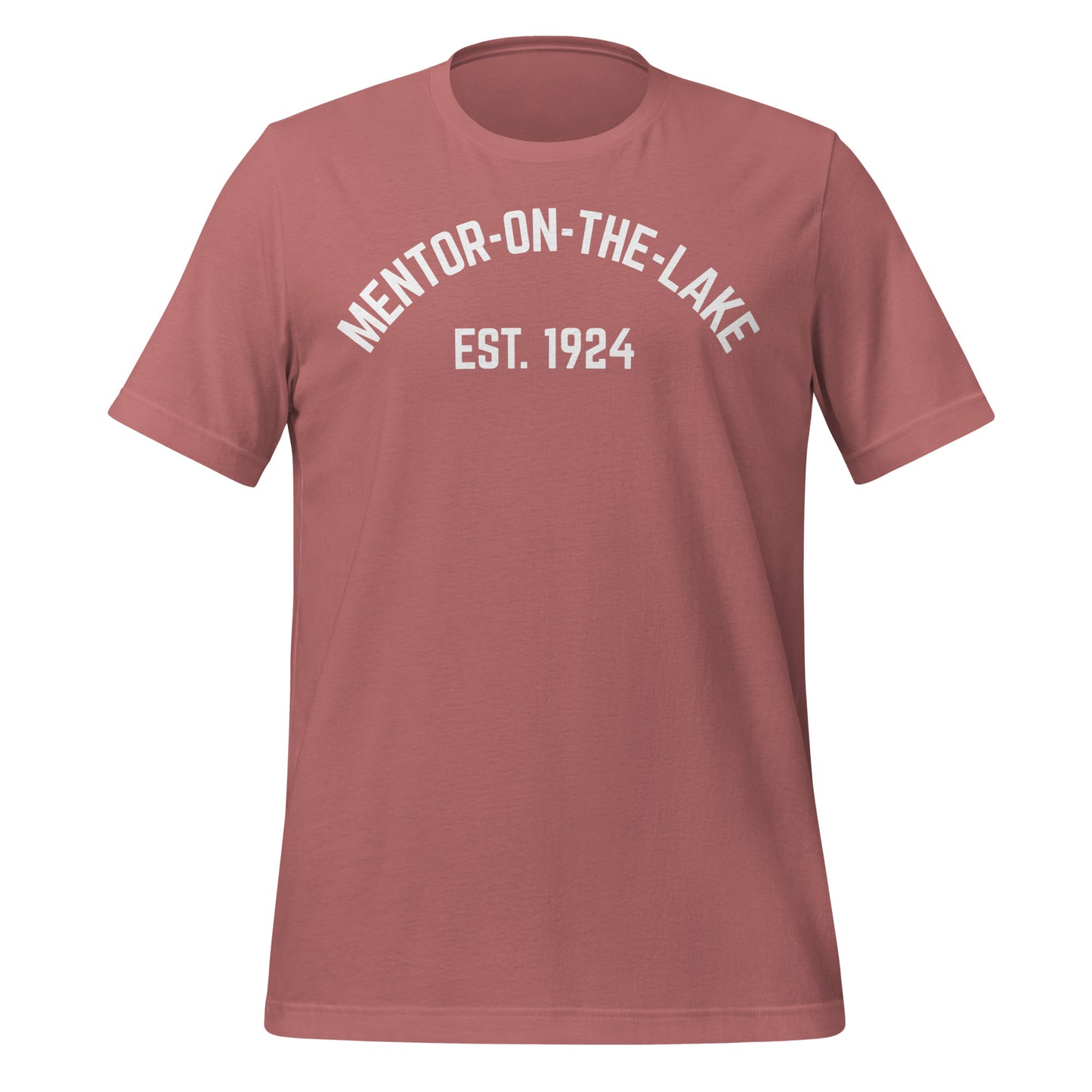 Mentor On The Lake Ohio EST Short Sleeve Unisex t-shirt