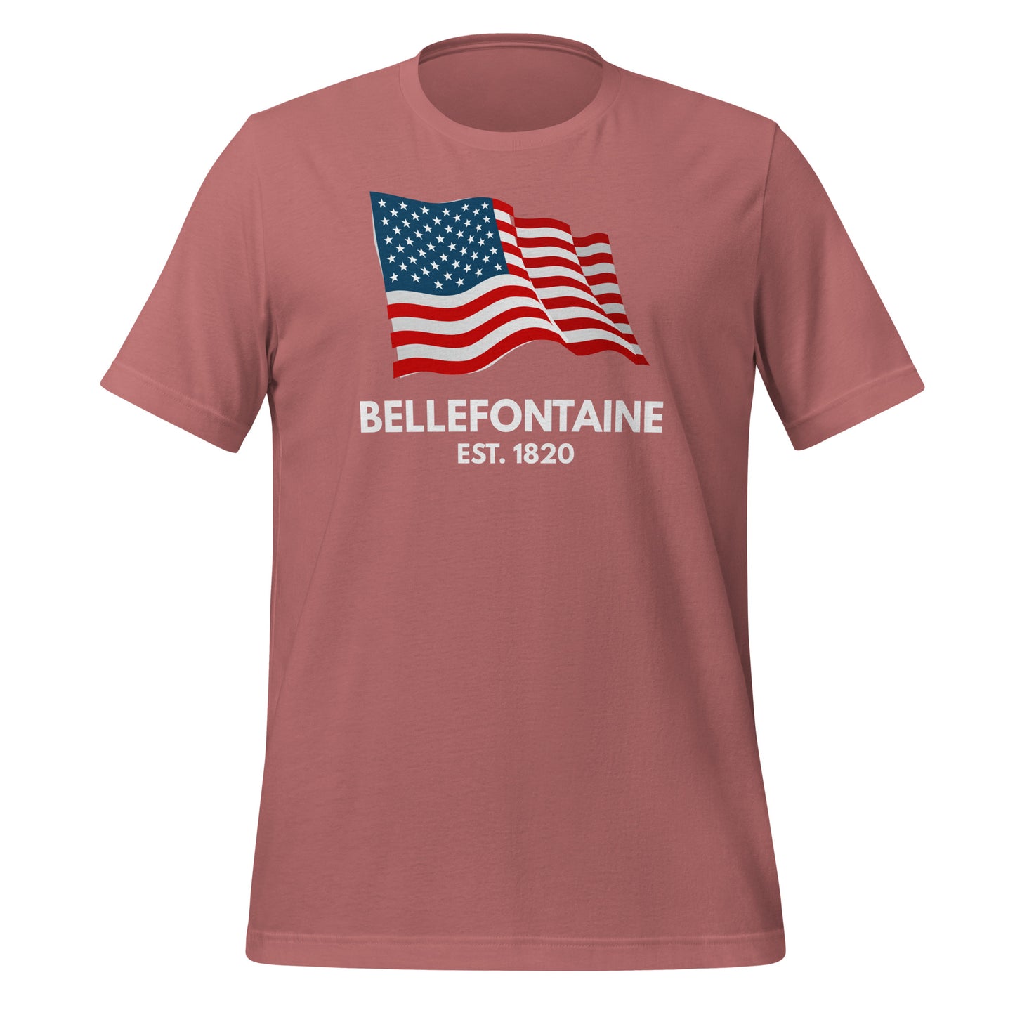 Bellefontaine Ohio USA Short Sleeve Unisex T-shirt