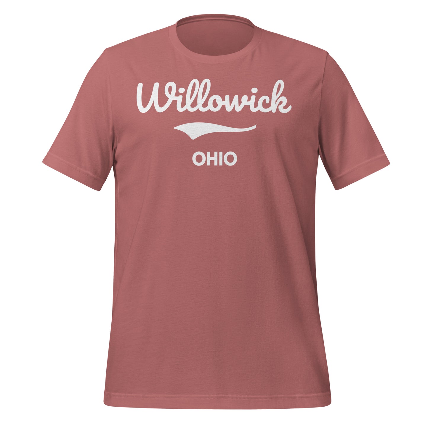 Willowick Ohio Script Short Sleeve Unisex t-shirt