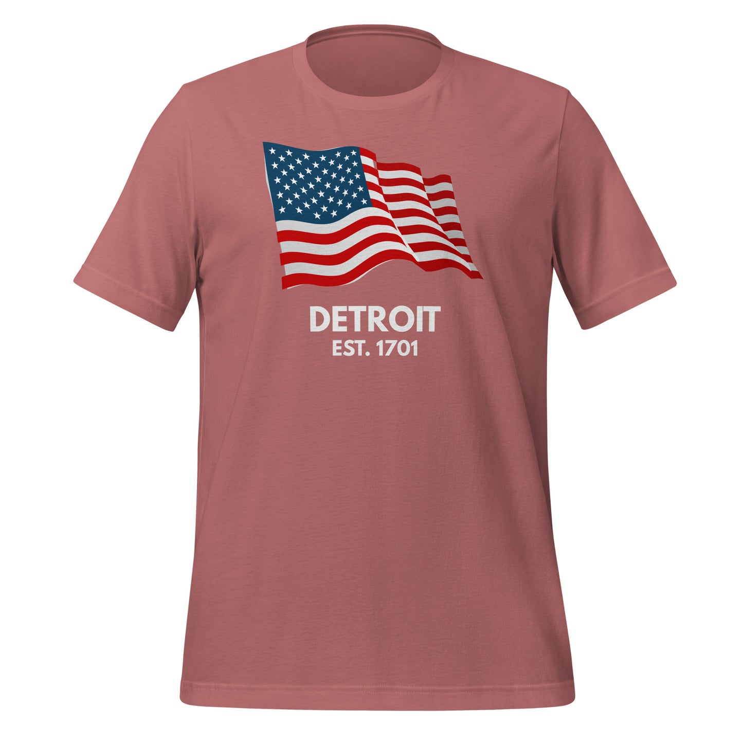 Detroit Michigan USA Short Sleeve Unisex T-Shirt