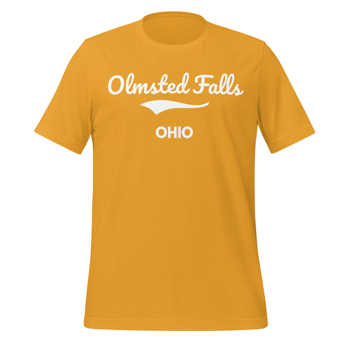 Olmsted Falls, Ohio Script Short Sleeve Unisex T-Shirt