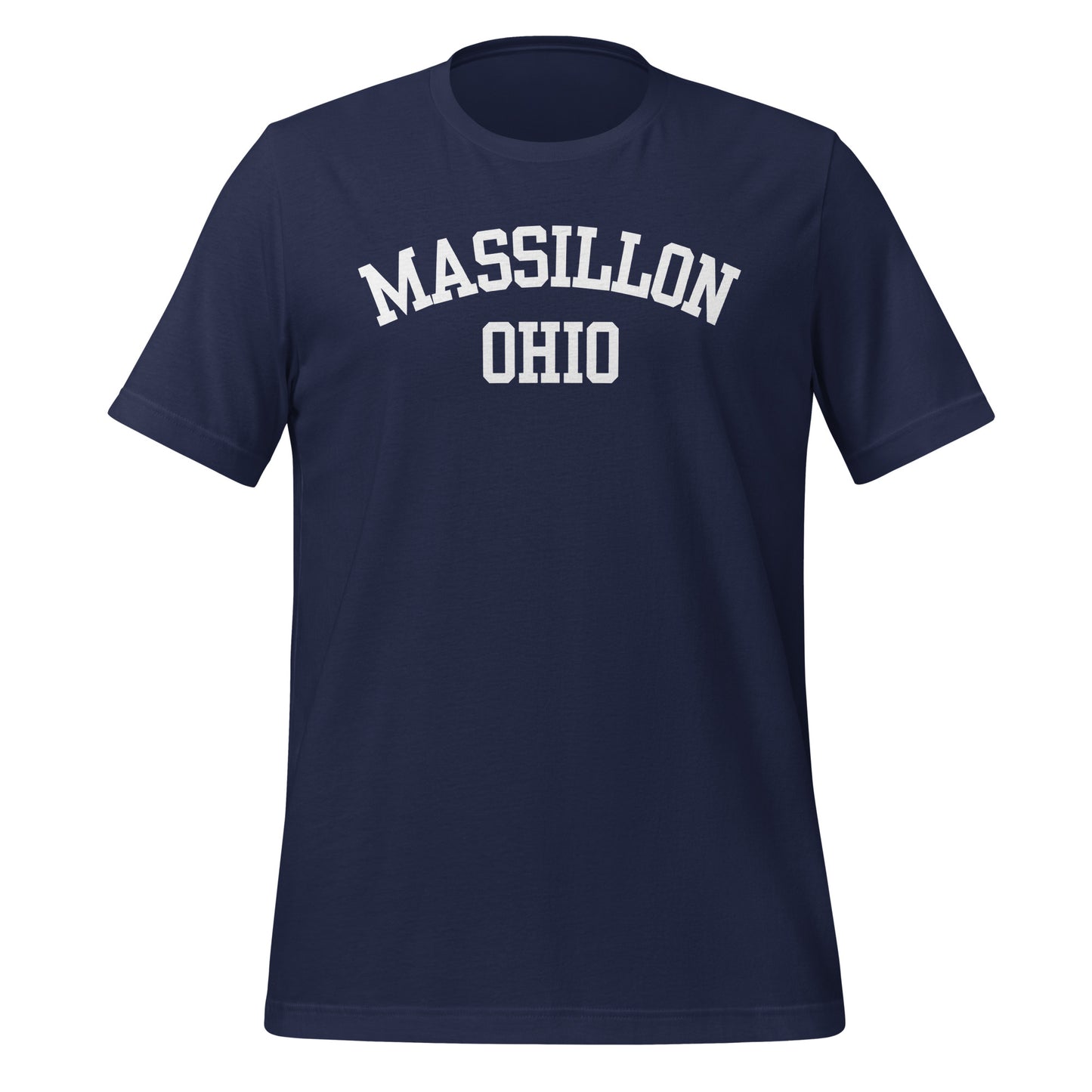 Massillon Ohio Block Short Sleeve Unisex T-Shirt