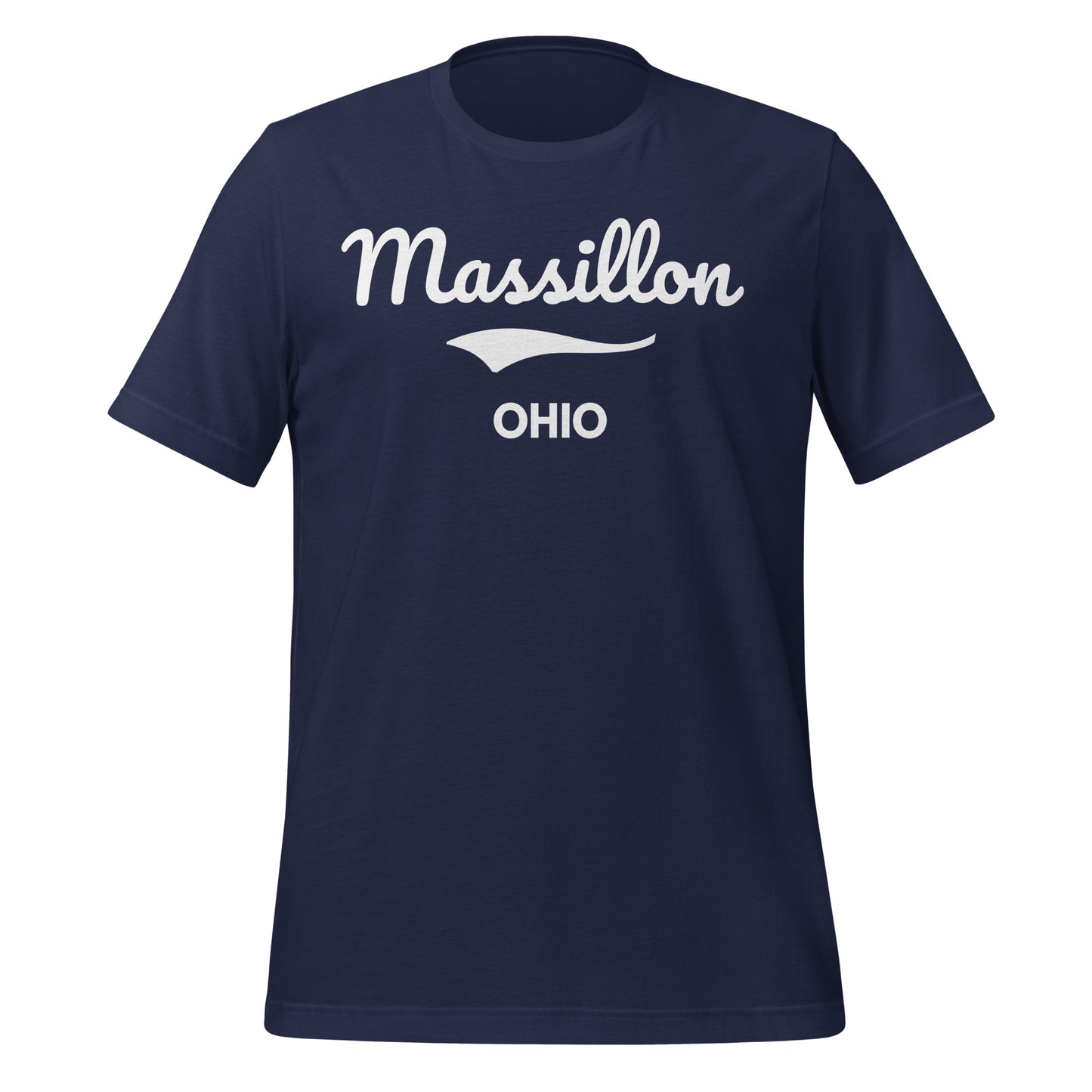 Massillon Ohio Script Short Sleeve Unisex T-shirt
