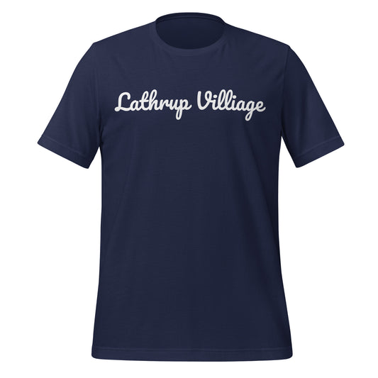 Lathrup Village, Michigan Unisex t-shirt - Solo Script
