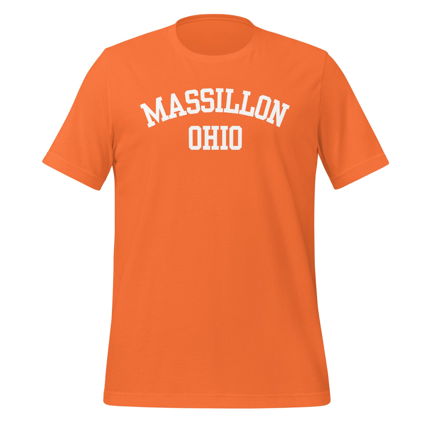 Massillon Ohio Block Short Sleeve Unisex T-Shirt