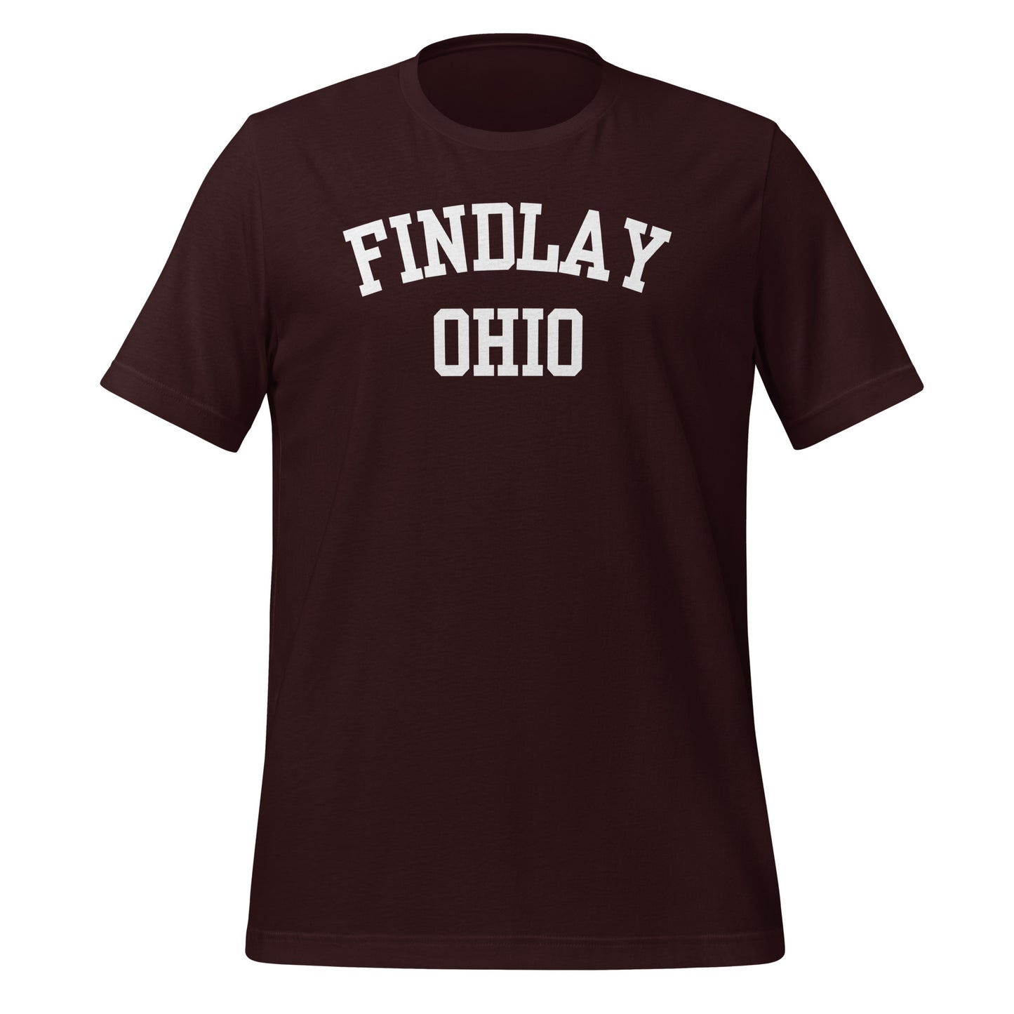 Findlay Ohio Block Short Sleeve Unisex t-shirt