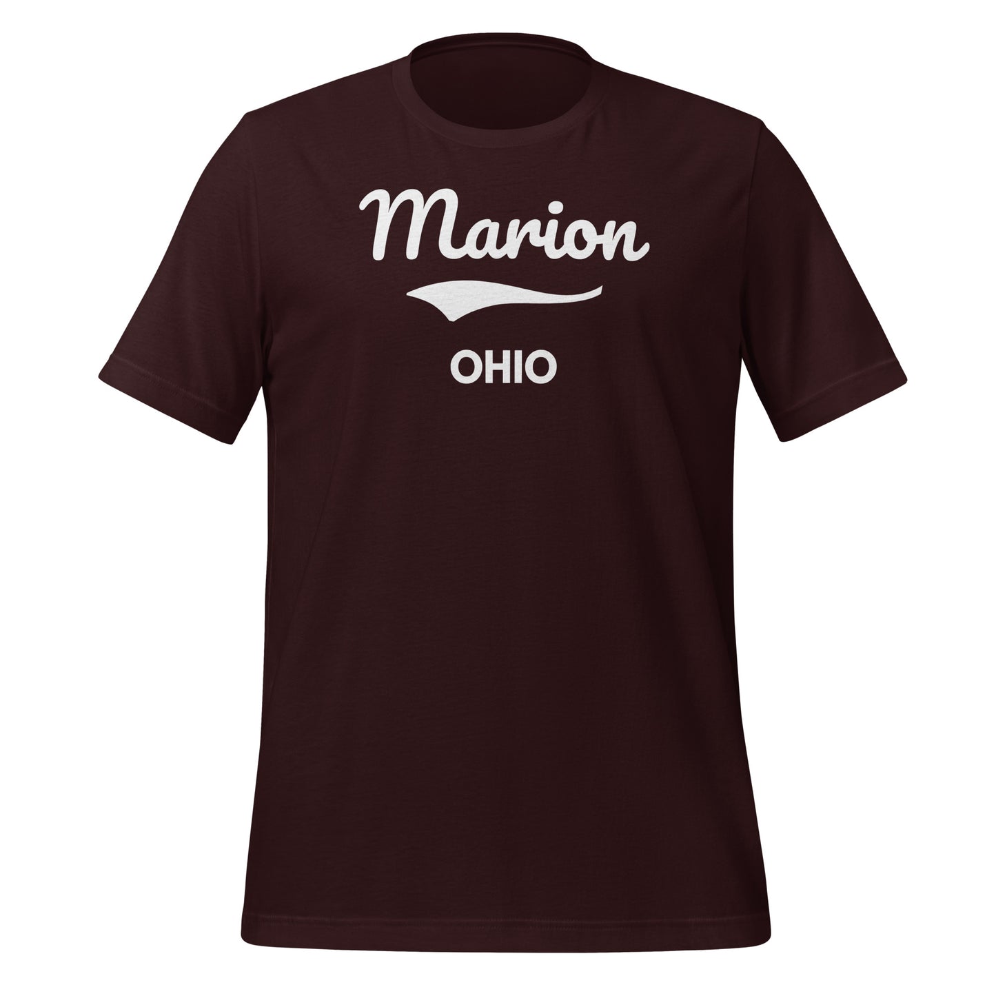 Marion Ohio Script Short Sleeve Unisex t-shirt