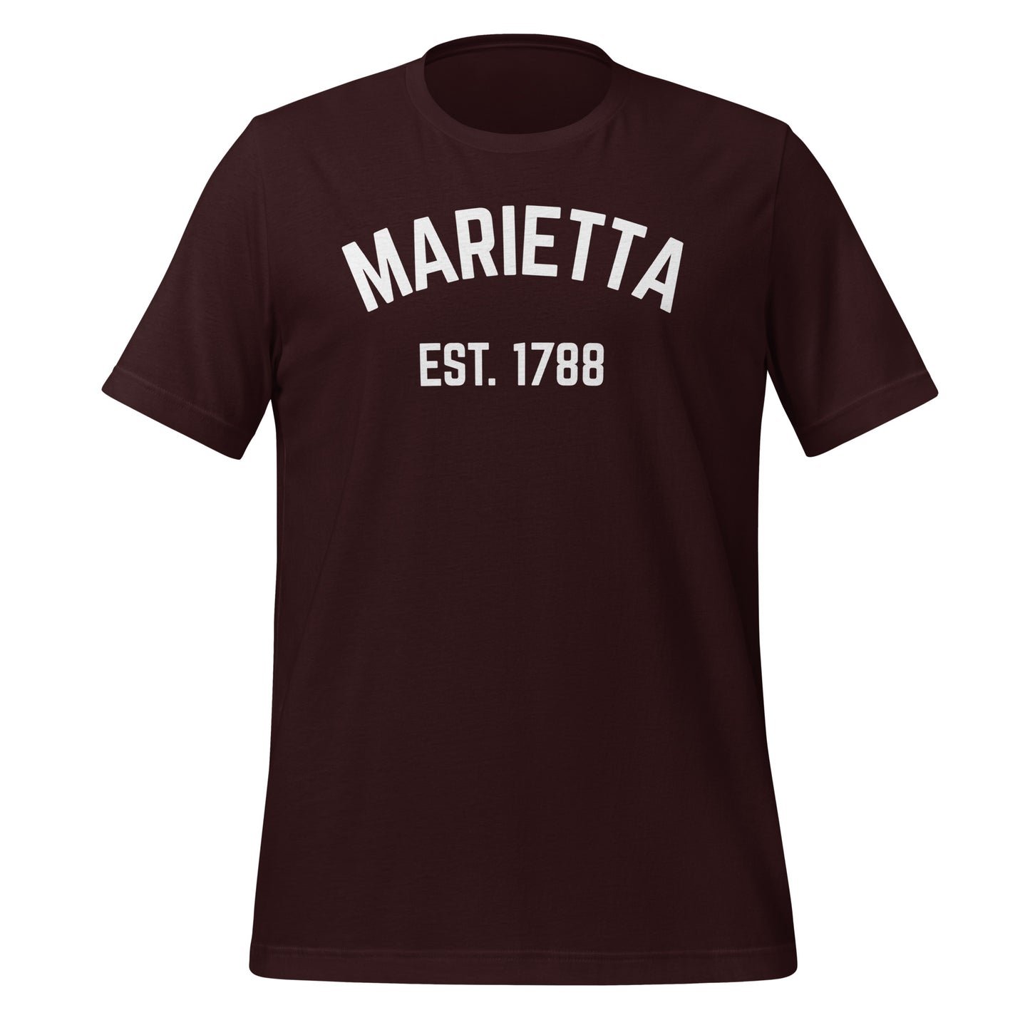 Marietta Ohio EST Short Sleeve Unisex t-shirt