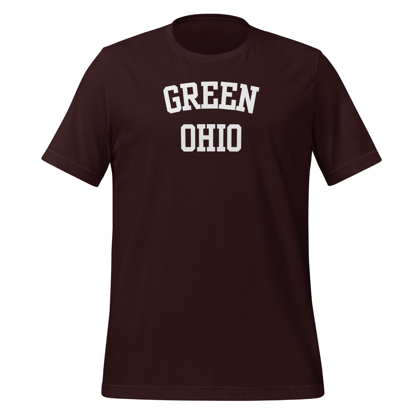 Green, Ohio Block Short Sleeve Unisex T-Shirt