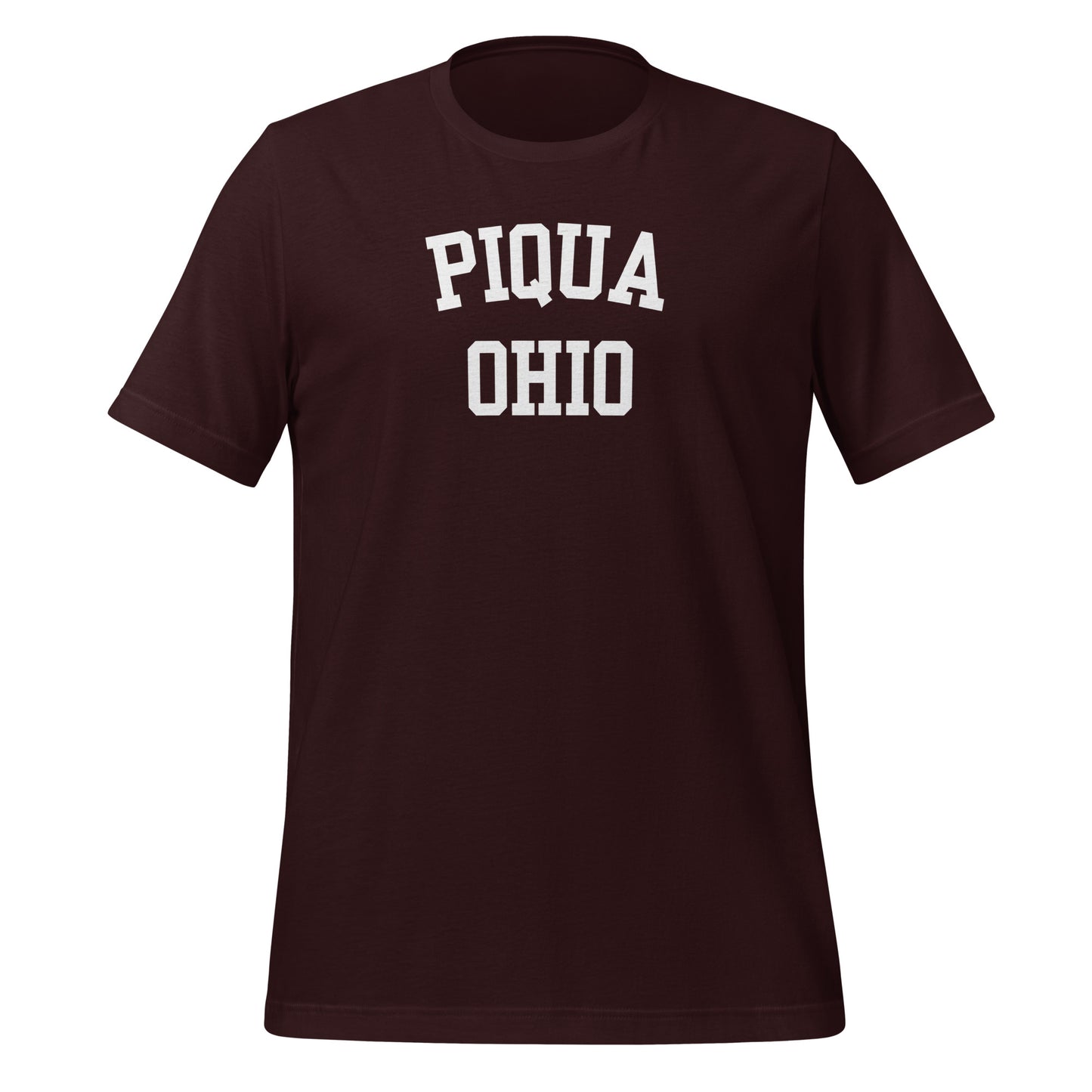 Piqua Ohio Block Unisex t-shirt
