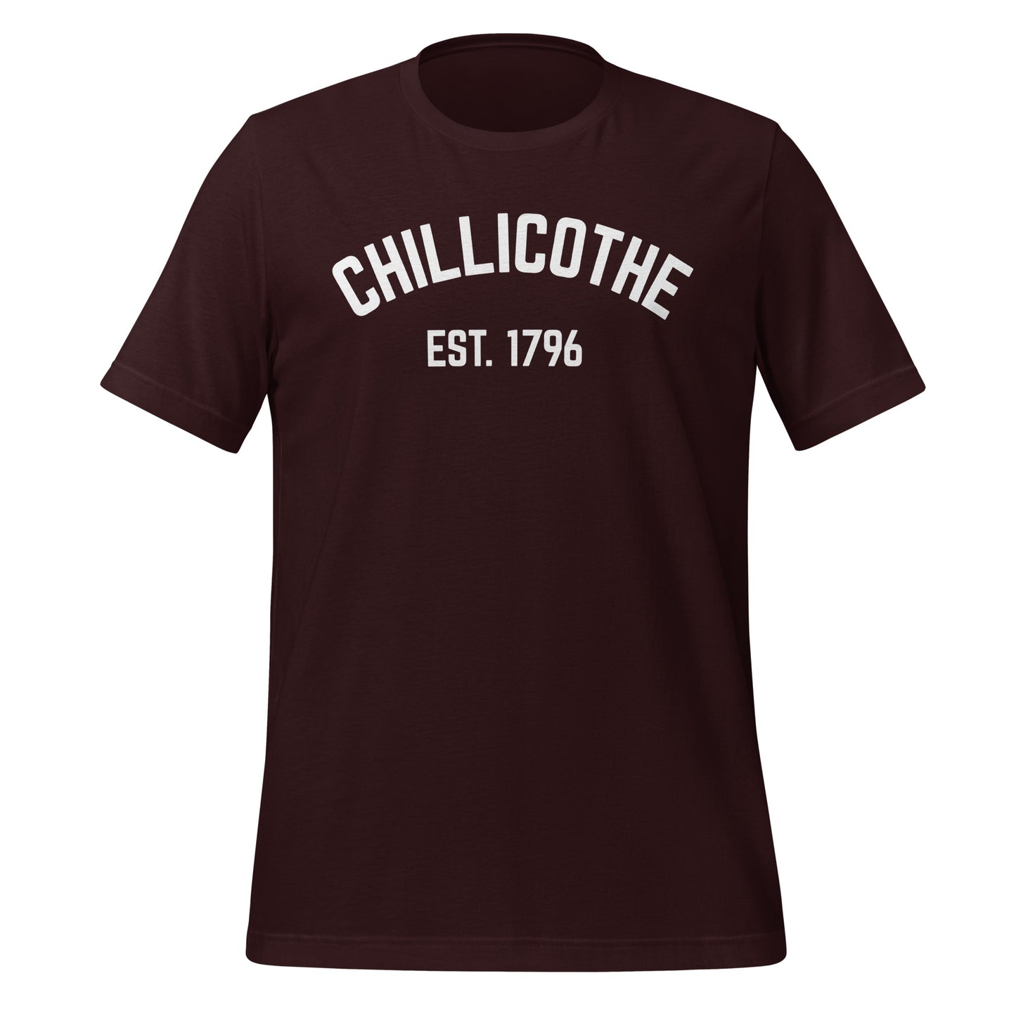 Chillicothe Ohio EST Short Sleeve Unisex t-shirt