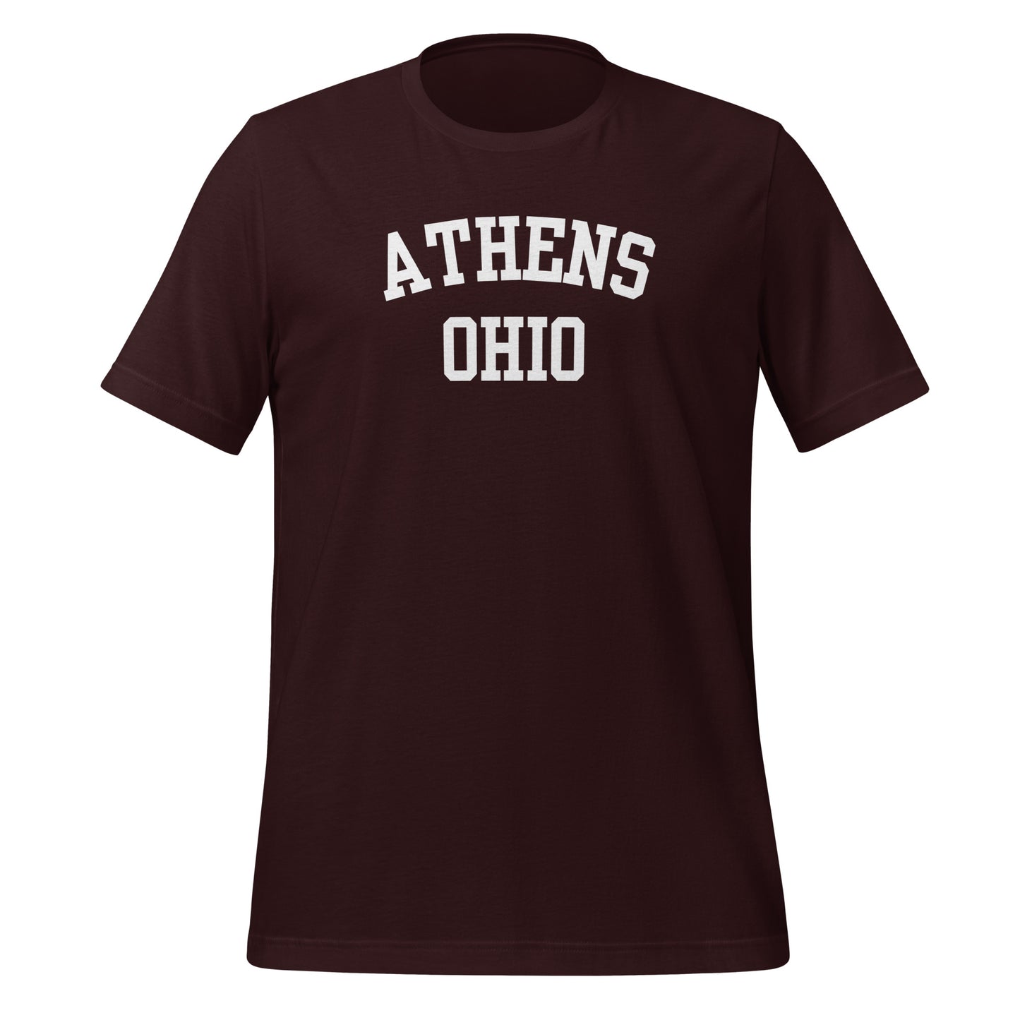 Athens Ohio Block Short Sleeve Unisex t-shirt