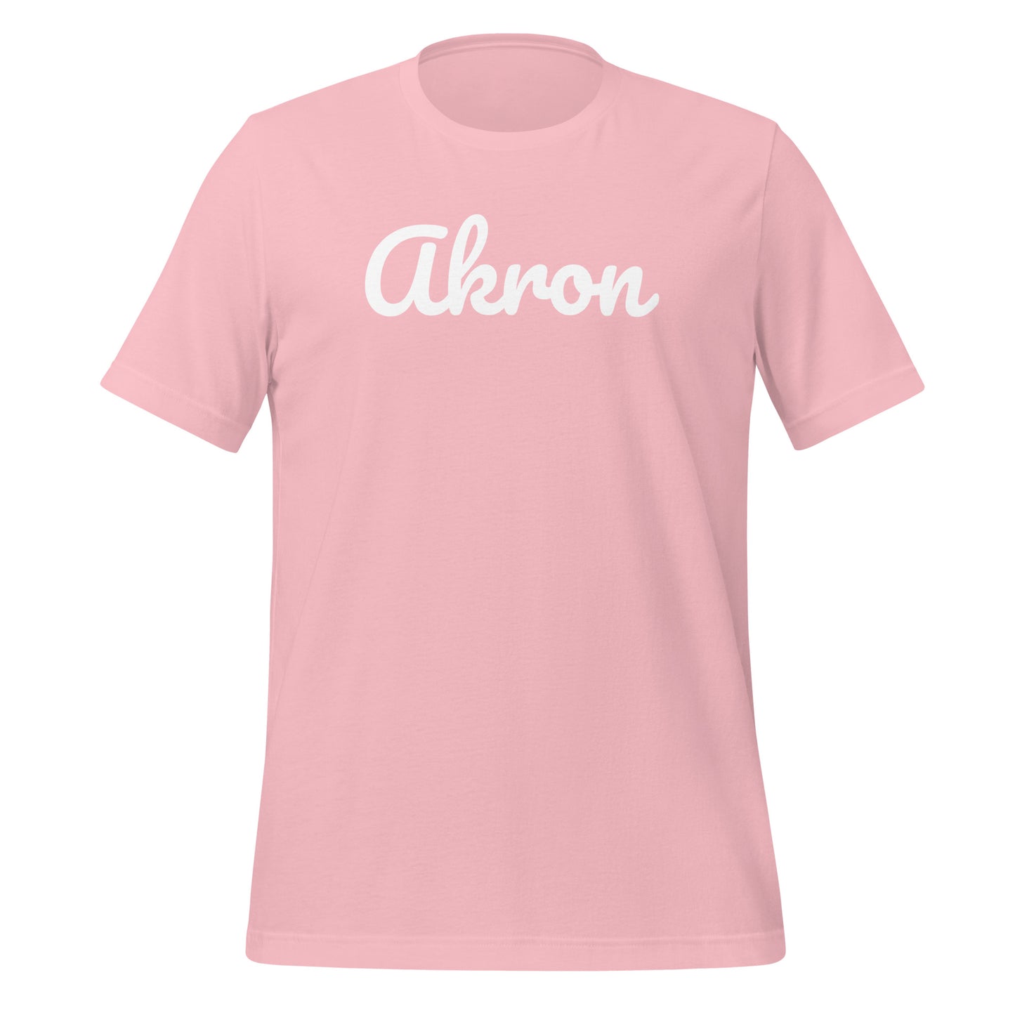 Akron Ohio Solo Script Unisex T-shirt