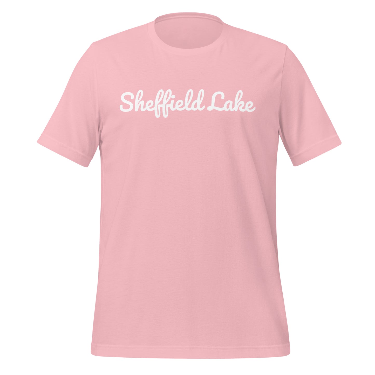 Sheffield Lake Ohio Solo Script Unisex t-shirt