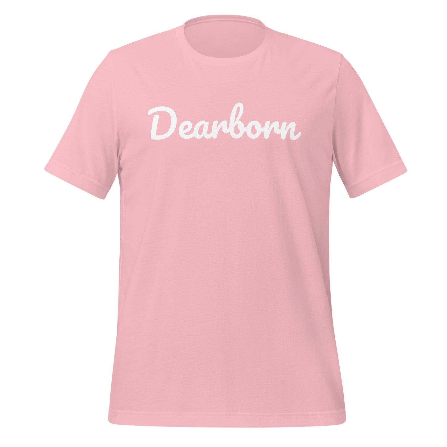 Dearborn Michigan Solo Script Unisex t-shirt