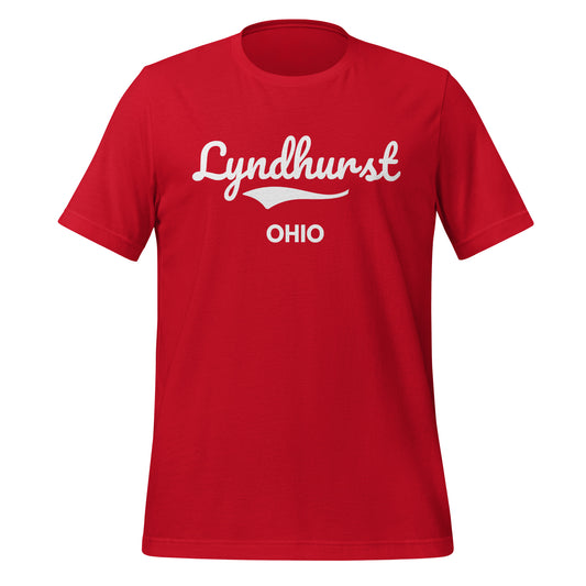 Lyndhurst Ohio Script Short Sleeve Unisex T-Shirt