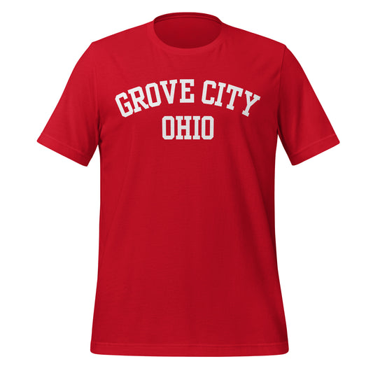 Grove City Ohio Block Short Sleeve Unisex T-shirt