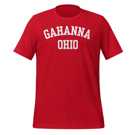 Gahanna Ohio Block Short Sleeve Unisex t-shirt