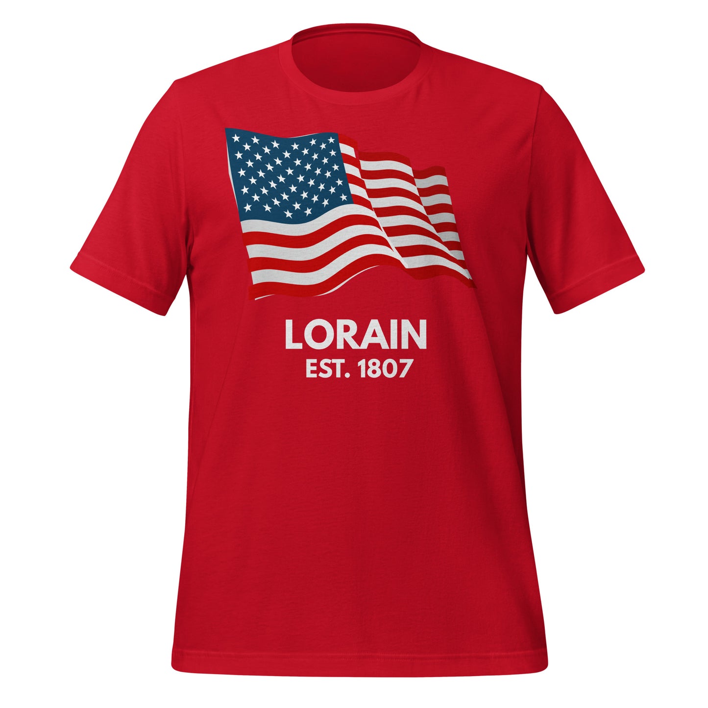 Lorain Ohio USA Short Sleeve Unisex t-shirt