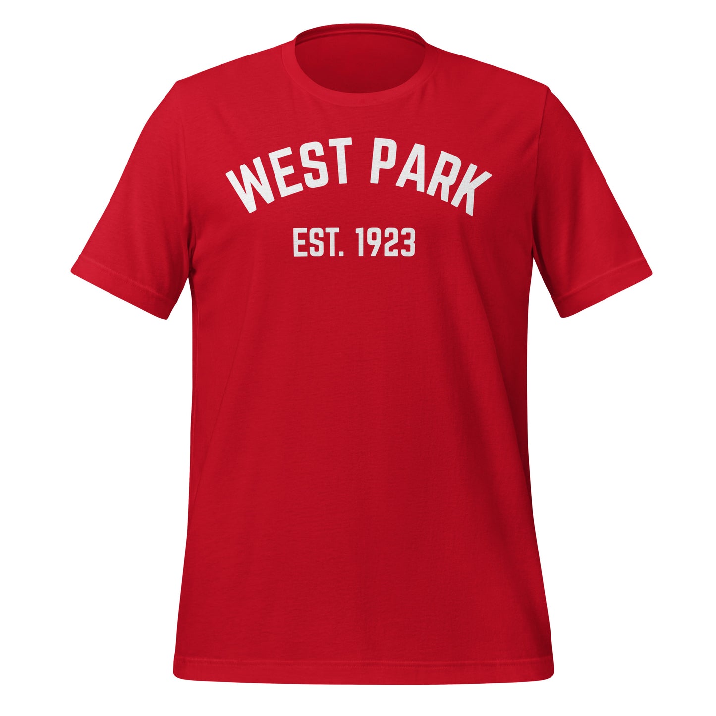West Park Ohio EST Short Sleeve Unisex t-shirt