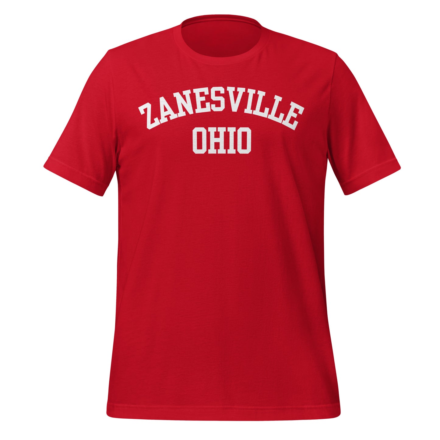 Zanesville Ohio Short Sleeve Block Unisex t-shirt
