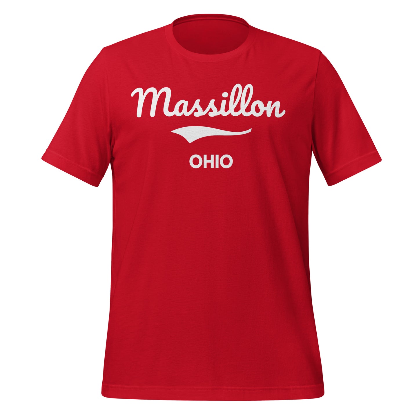 Massillon Ohio Script Short Sleeve Unisex T-shirt