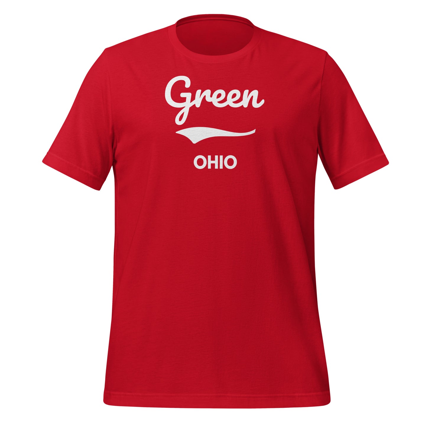 Green, Ohio Script Short Sleeve Unisex T-Shirt