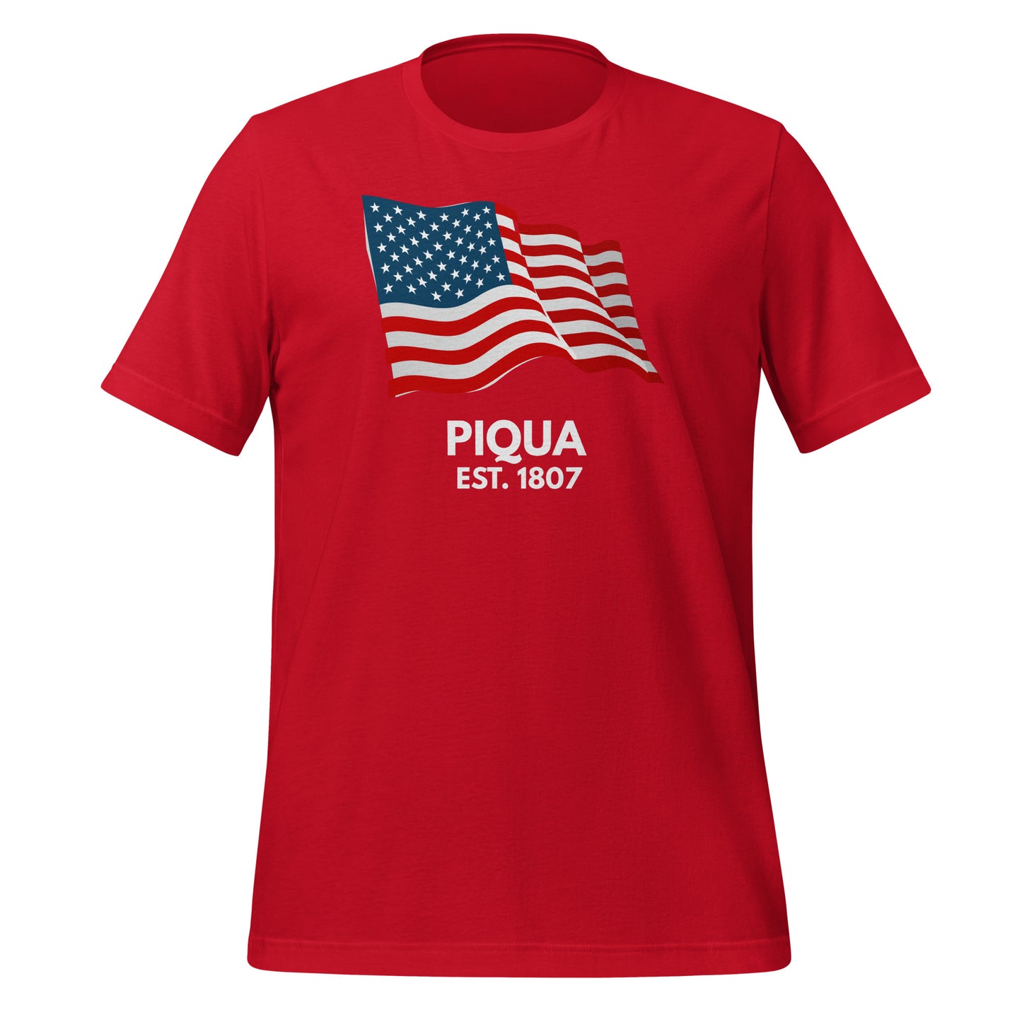 Piqua Ohio USA Short Sleeve Unisex t-shirt
