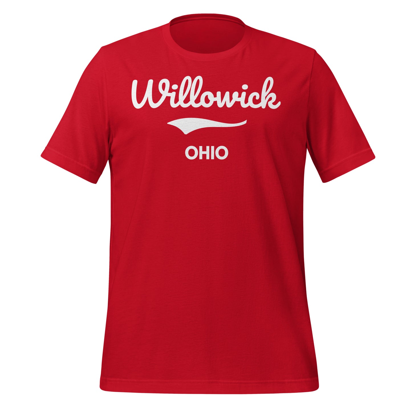 Willowick Ohio Script Short Sleeve Unisex t-shirt