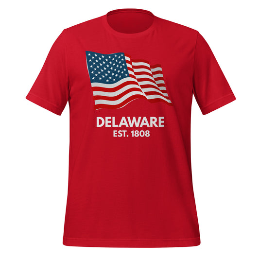 Deleware Ohio USA Short Sleeve Unisex t-shirt