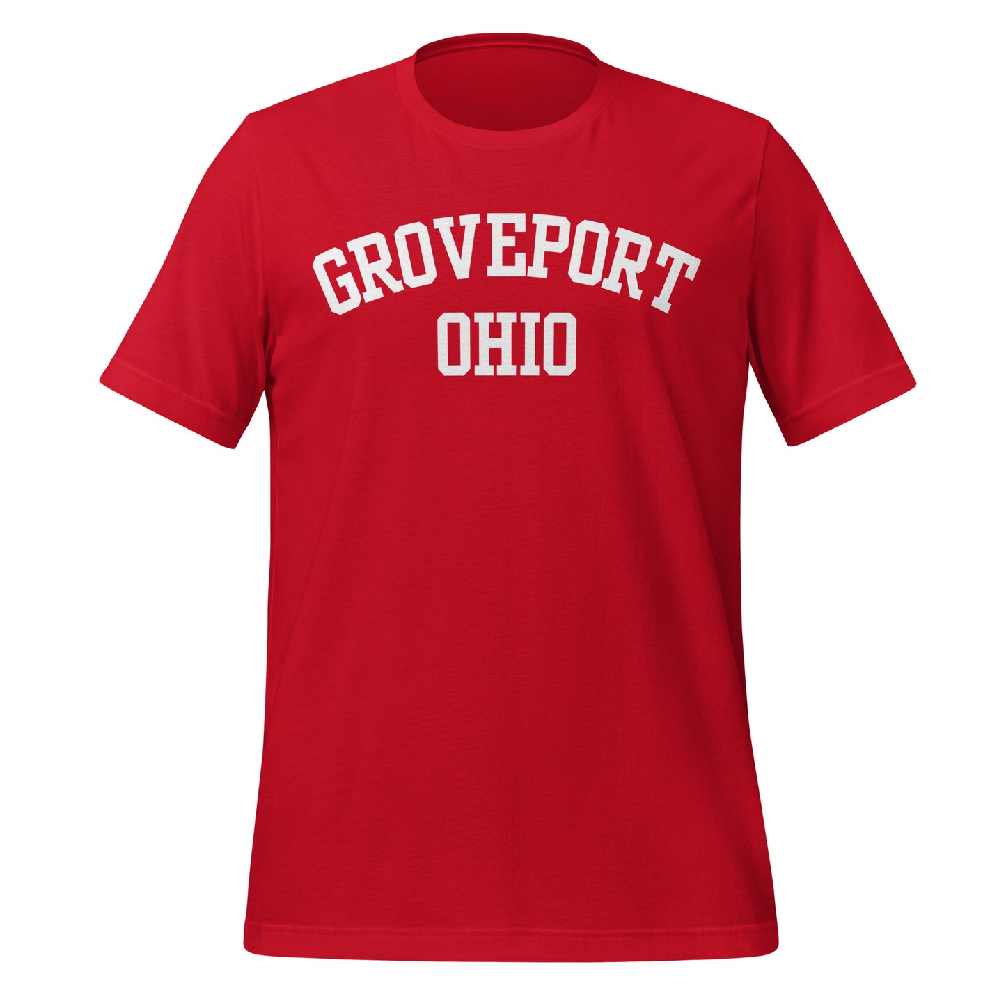 Groveport Ohio Block Short Sleeve Unisex t-shirt