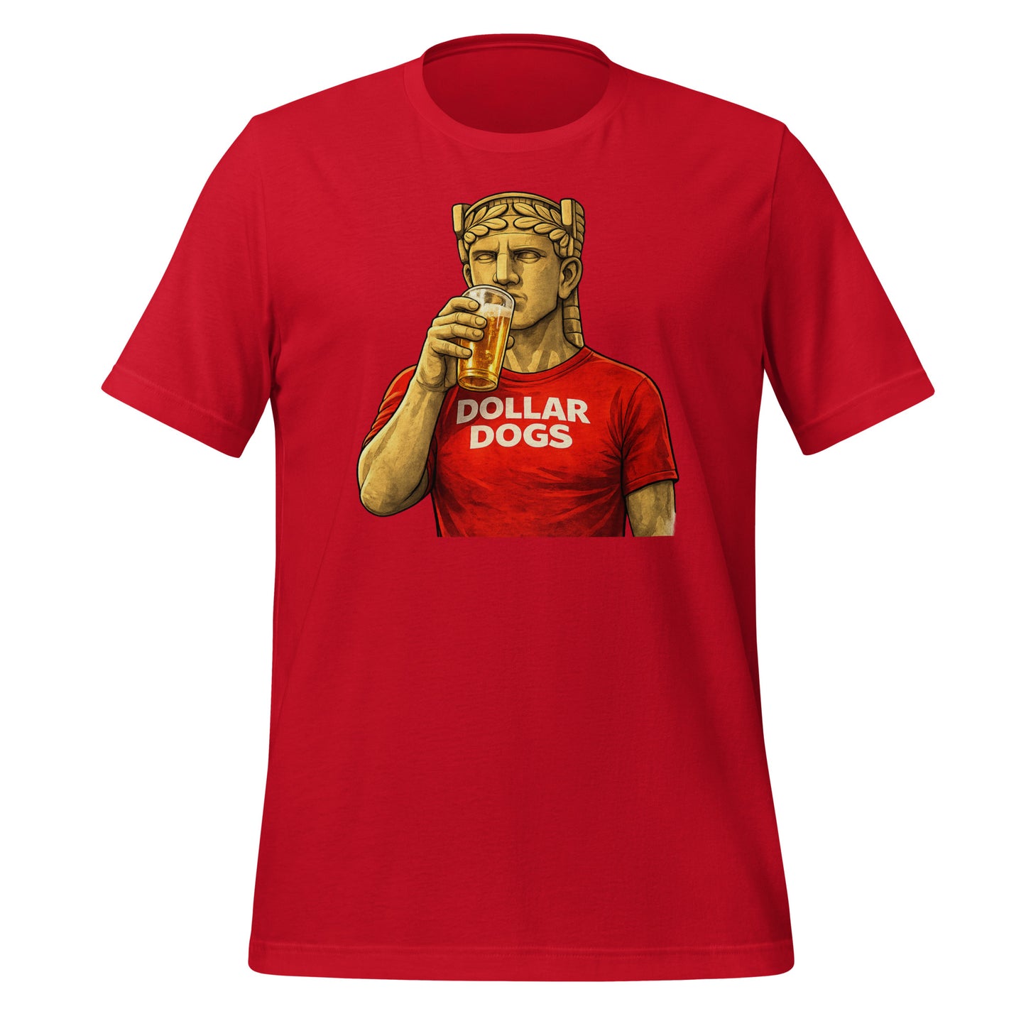 Guardians of Traffic Statue - Enjoying a Beer - Cleveland Baseball Unisex T-Shirt