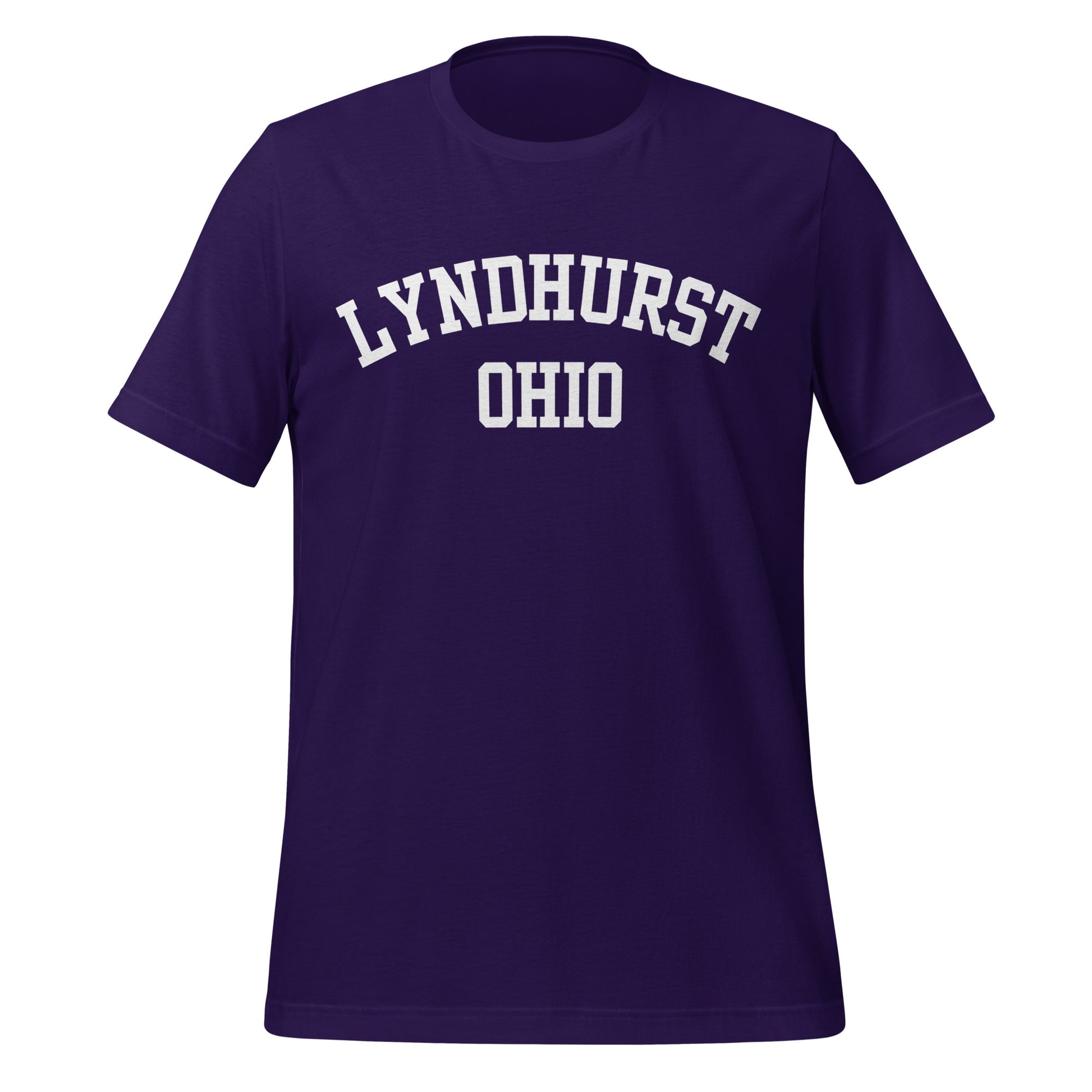 Lyndhurst Ohio Block Short Sleeve Unisex T-Shirt