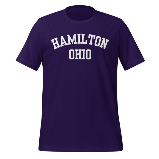 Hamilton Ohio Block Short Sleeve Unisex t-shirt