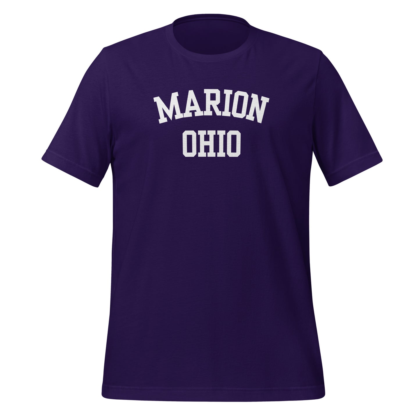 Marion Ohio Block Short Sleeve Unisex t-shirt