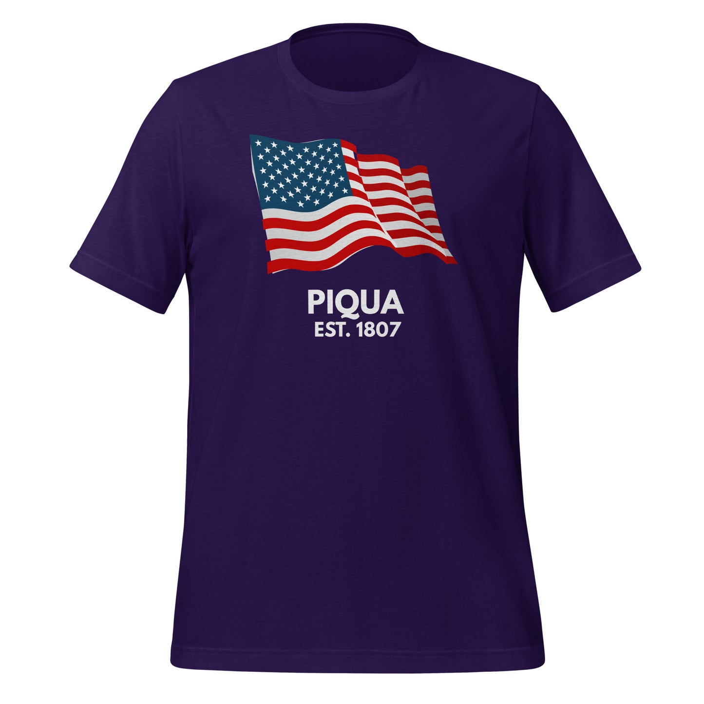 Piqua Ohio USA Short Sleeve Unisex t-shirt