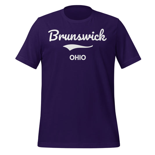 Brunswick Ohio Script Short Sleeve Unisex t-shirt