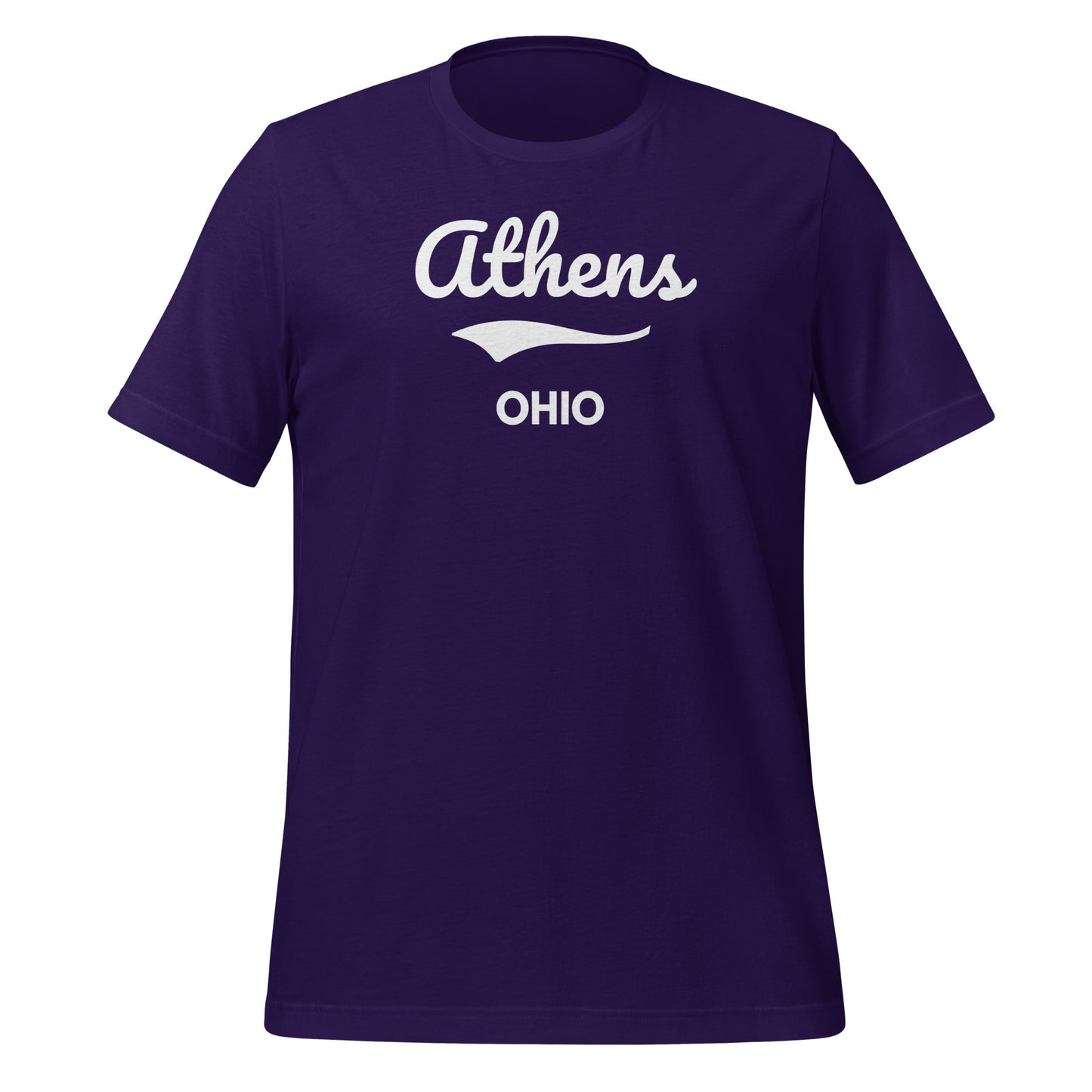 Athens Ohio Script Short Sleeve Unisex t-shirt